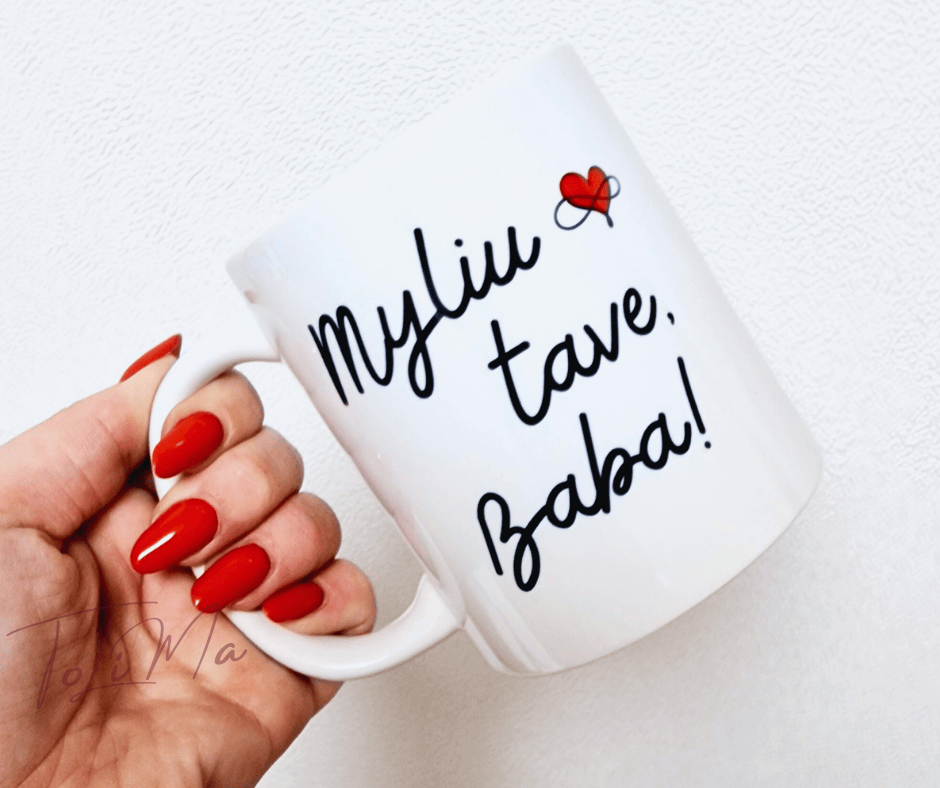 Puodelis "Myliu baba"